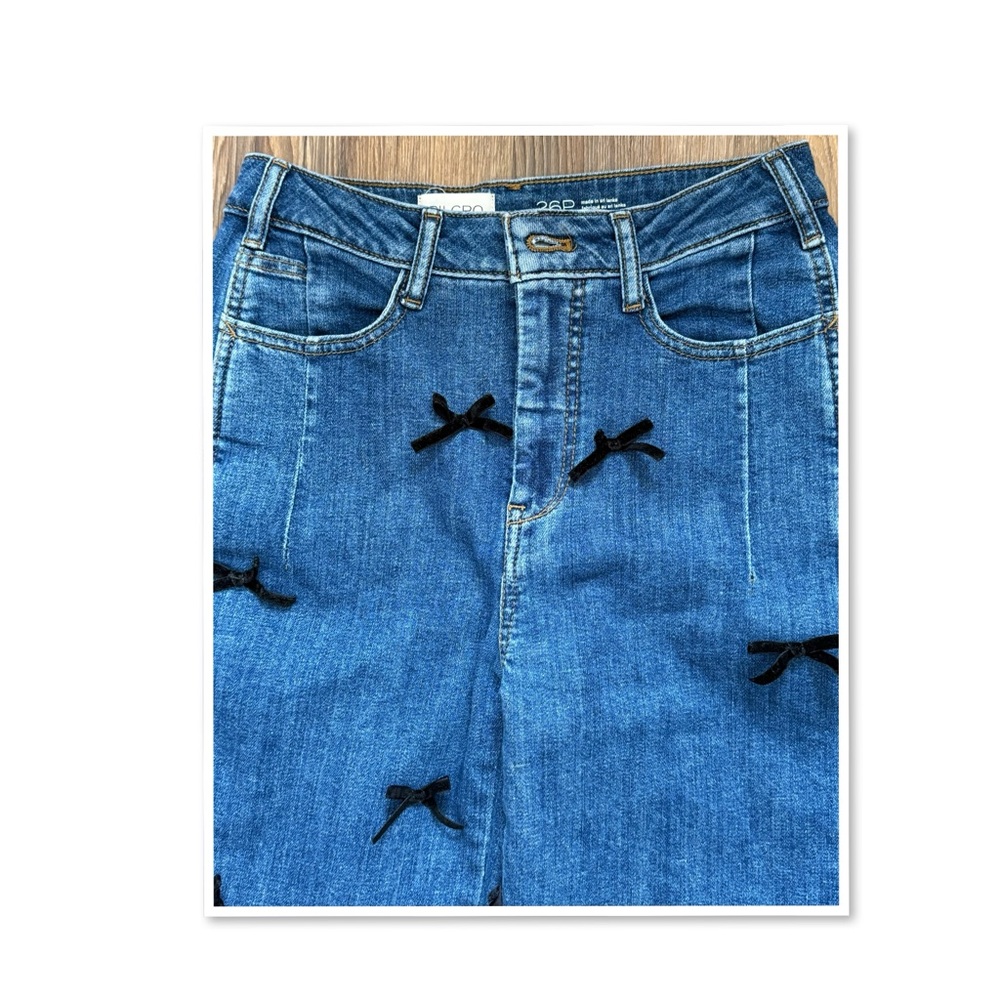 Pilcro The Kenna Heritage Barrel Jeans - Bow Edition - Picture 6 of 15